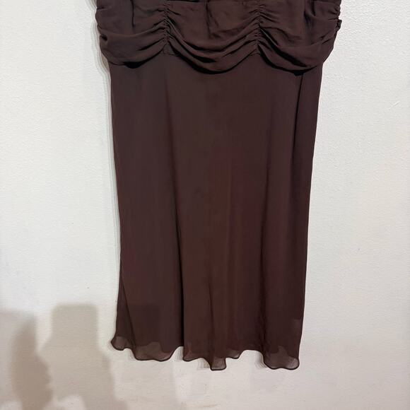 Los Angeles Woman Brown Vintage Maxi Dress Sz 22W - Picture 3 of 10